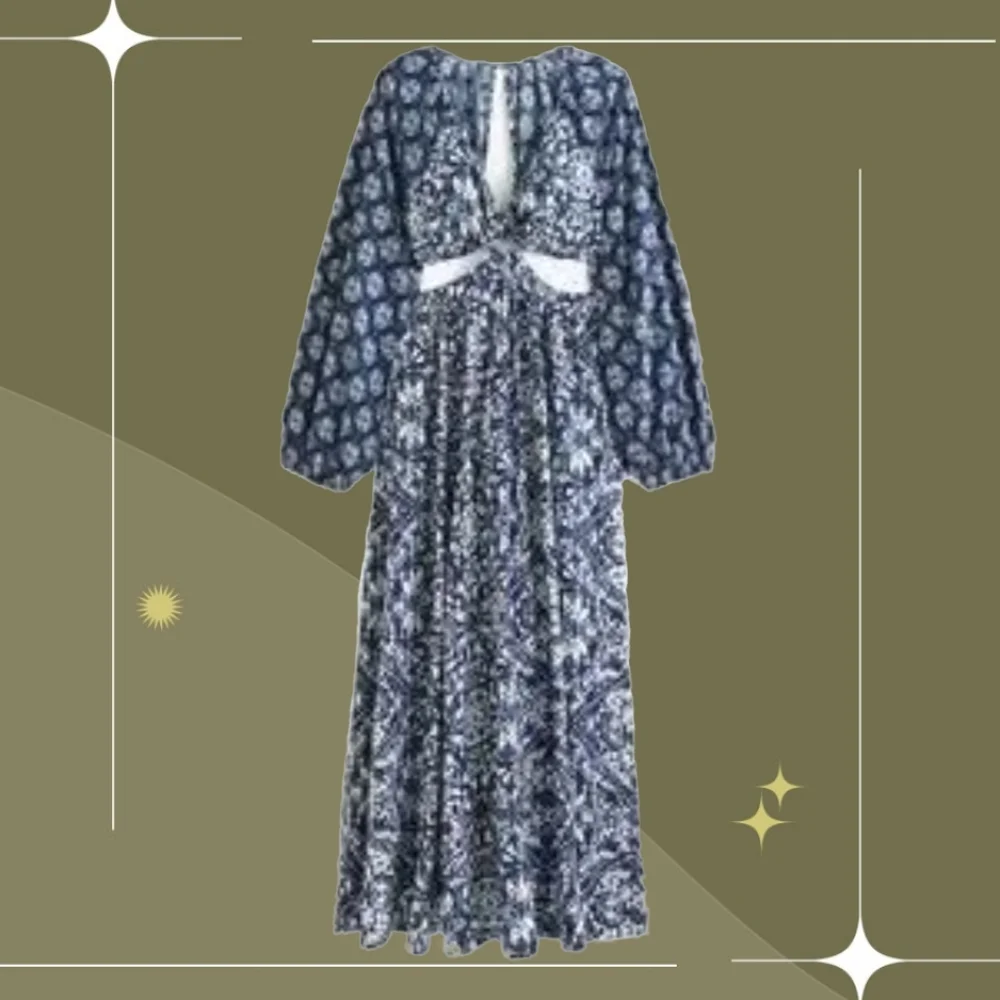🍋✨ Abercrombie Cutout Maxi Dress Medium Tall